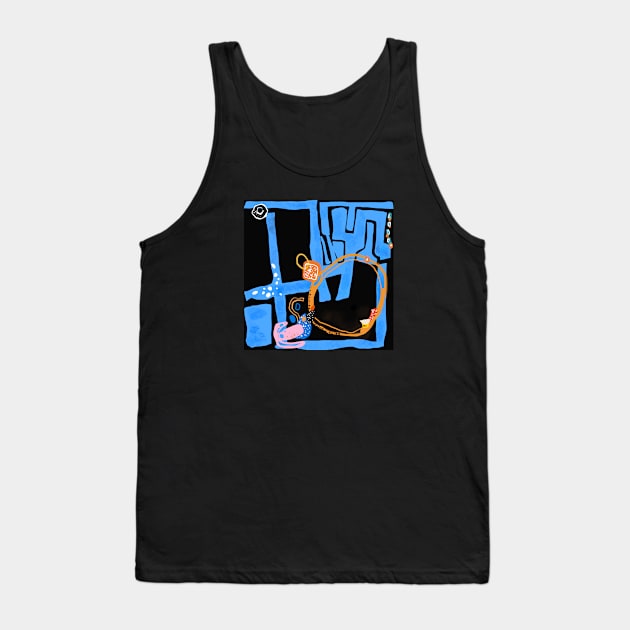 abstract artwork painting Tank Top by thecolddots